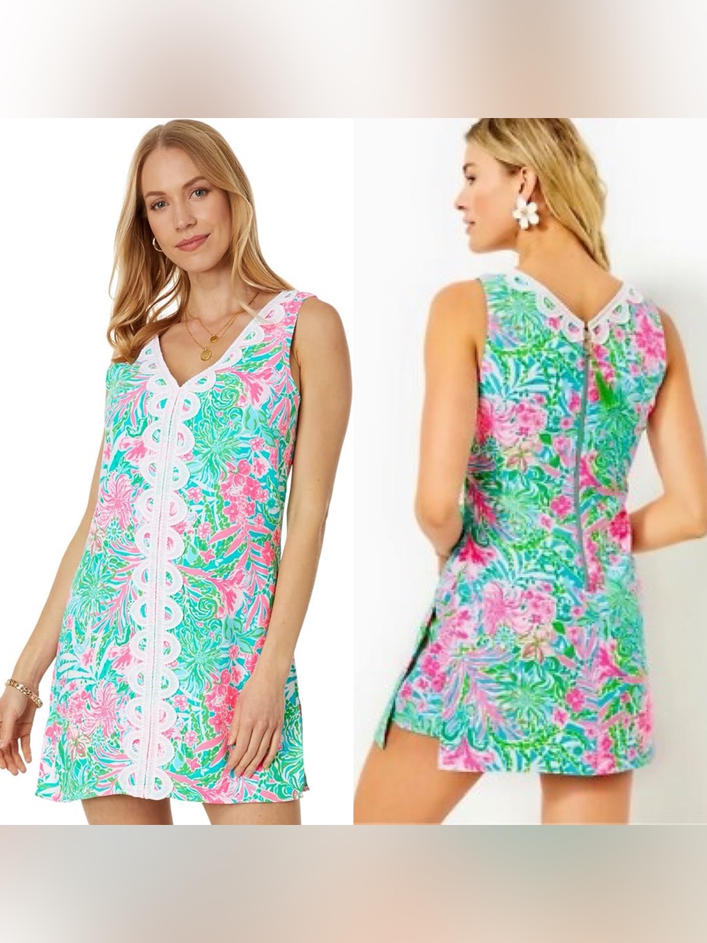 Lilly Pulitzer Ronnie Romper - Amalfi Blue Leaf It Wild - Size 0